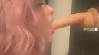 Sissy Deepthroat Crossdressing GIF