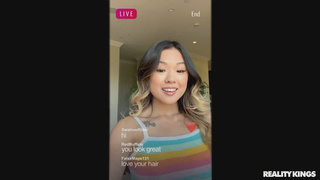 Teen Tattoo Small Tits Petite Nipple Piercing Natural Tits Monster Cock Lulu Chu Interracial Face Fuck Extra Small Deepthroat Deep Penetration Cute Chinese Brunette Blowjob Big Dick BBC Asian GIF