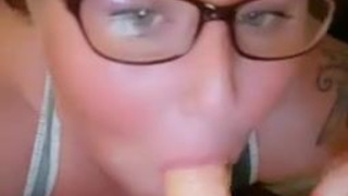 Gagging Gag Reflex Blowjob GIF