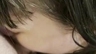 Real Couple Deepthroat Blowjob GIF