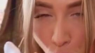 Oral NSFW Eye Contact Deepthroat Blowjob GIF